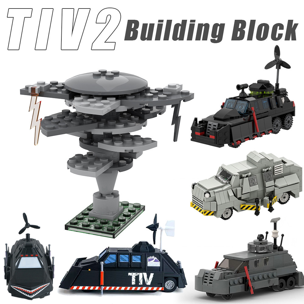 TIV2 Storm Chaser รถสะสม Building Block 3D Joker3 Titus รุ่นรถยนต์งานอดิเรกเดสก์ท็อปตกแต่ง