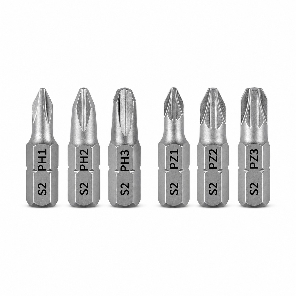 10/20pcs Cross Head Anti-Slip Screwdriver Bit Set – Fits Electric Drill Hand Screwdriver Multi Size 