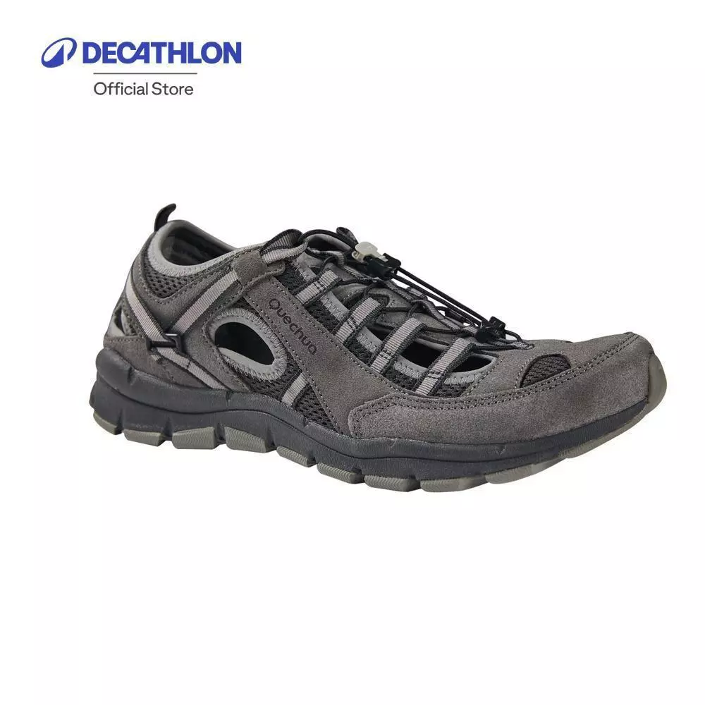 Decathlon Men’S Hiking Shandal รองเท้ารัดส้นสำหรับผู้ชายใส่เดินป่ารุ่น Nh500 Fresh - Grey
