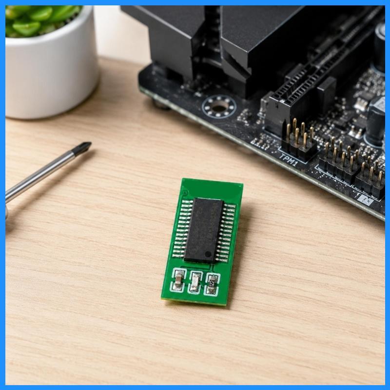 Luk Platform Security Module TPM2 0 LPC Security Board สําหรับเดสก์ท็อปเมนบอร์ด Header รองรับโมดูลชิ