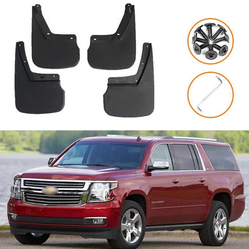 เหมาะสําหรับ 15-24 Chevrolet Sabo บ้าน Suburban Tahoe Tahoe ยาง Splash-Proof Mudguard