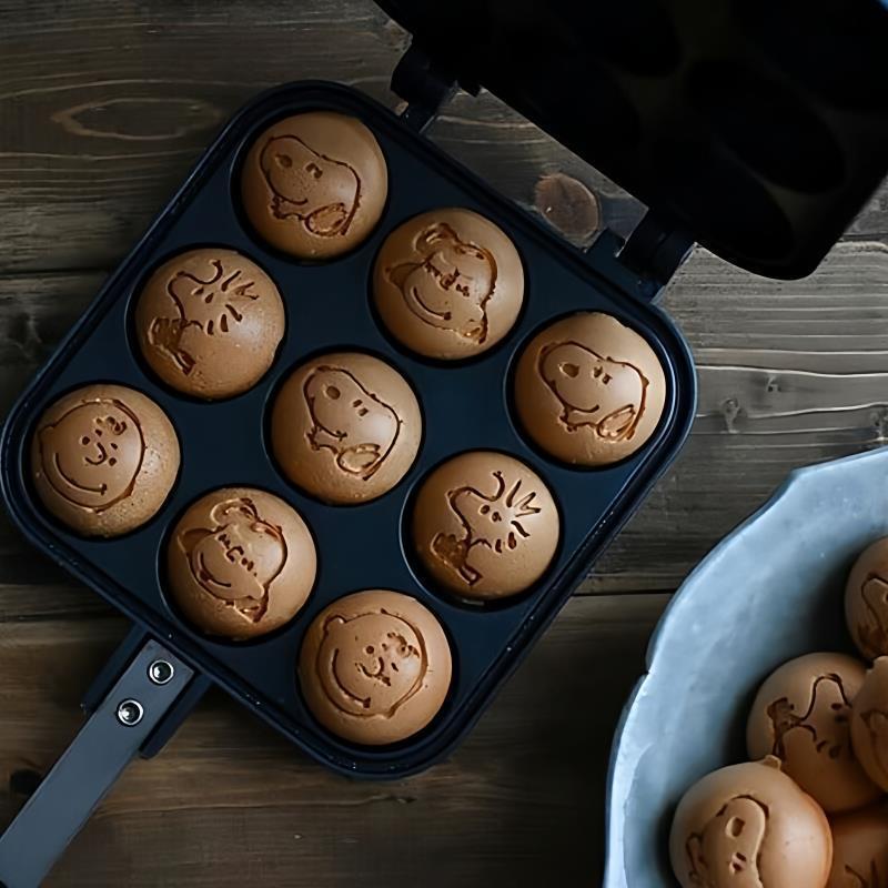 SKATER Egg Waffle Machine Egg Waffle Pot ในครัวเรือน Octopus Ball Baking Pan Touch Tool hellokitty อ
