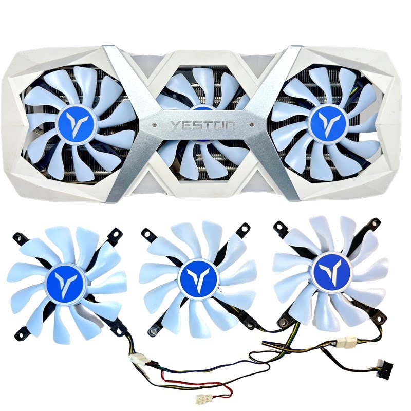 [อุปกรณ์ระบายความร้อน] Yingtong RTX4060TI Game Master พัดลมการ์ดกราฟิกเหมาะสําหรับ RX9060XT/5060/507