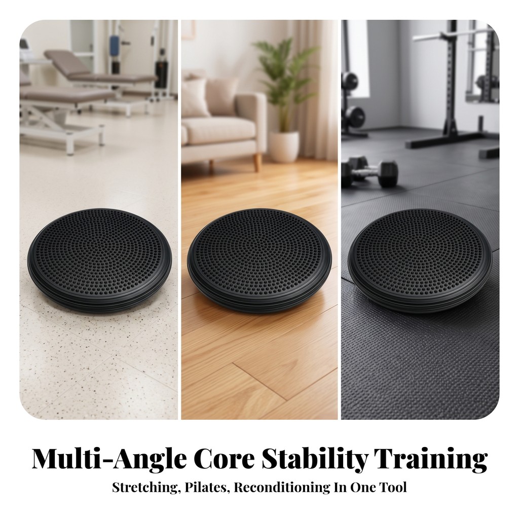 Inflatable Balance Cushion แบบพกพา Inflatable BALANCE Disc Wobble Cushion น้ําหนักเบา Stability Disc