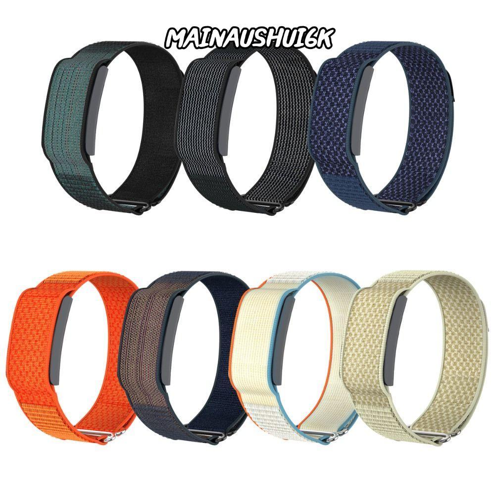 MAINAUSHUI6K Fitness Tracker Strap, Loop Design ปรับ Sport Band,คุณภาพสูง Breathable 22mm Nylon Arm 