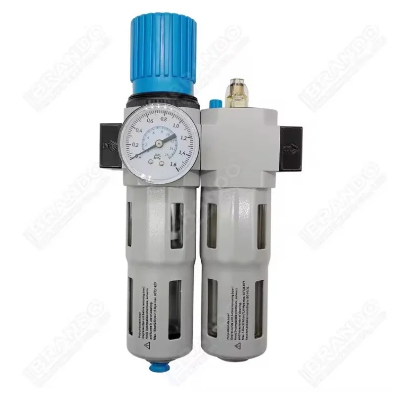 ANRF อัพเดทใหม่ FRC-1/2-D-7-MIDI-A Mini Industrial Air Filter Pressure Regulator Unit และ Lubricator
