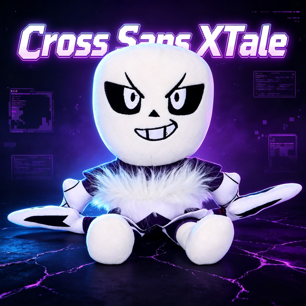 Undertale XTale Cross Sans ของเล่นตุ๊กตานุ่มโครงกระดูกยัดตุ๊กตาอะนิเมะเกม Plushie ของขวัญสะสมสําหรับ