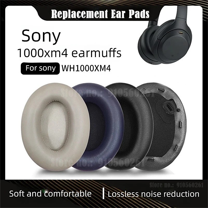 นุ่มหน่วยความจําโฟมแผ่นรองหูฟังสําหรับ Sony WH-1000XM4 WH1000XM4 WH 1000 XM4 หูฟังเปลี่ยนแผ่นรองหูฟัง Drop Shipping