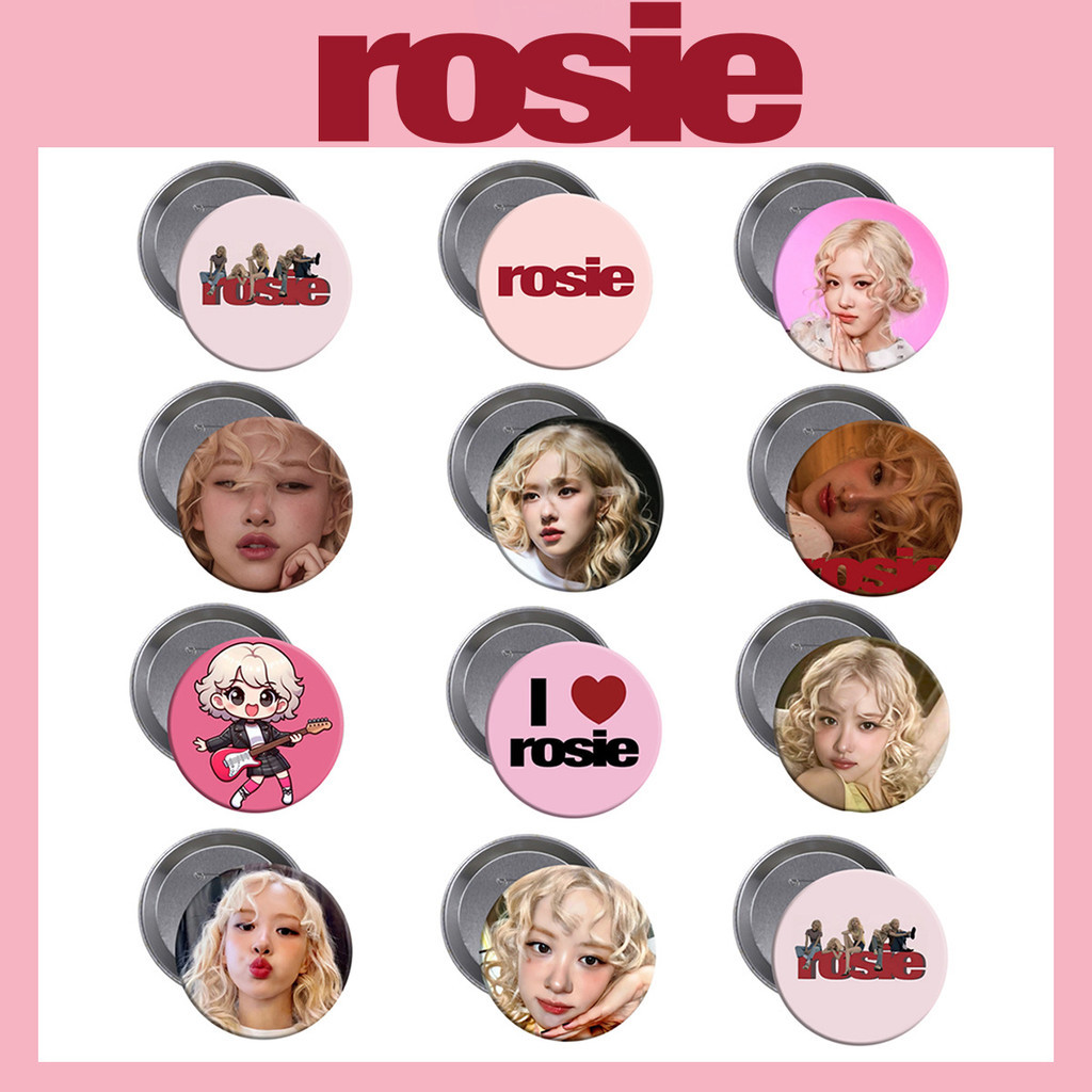 R ROSE อัลบั้มใหม่ SOLO2 สินค้า APT Badge ROSIE Badge ros é Park Chae Young