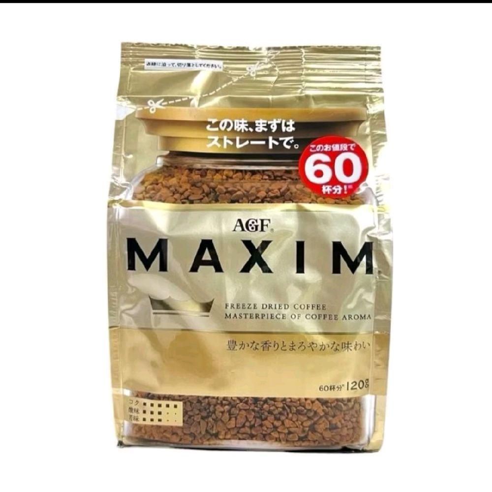 AGF กาแฟ MAXIM 60 แก้ว 120g รสชาติที่ดีที่สุดของกาแฟ สำหรับการดื่มที่ดีที่สุด