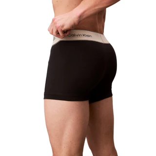 CALVIN KLEIN กางเกงในผู้ชายแพ็ค 3 ชิ้น Heritage Cotton ทรง Trunk รุ่น NB4446 UB1 - สีดำ