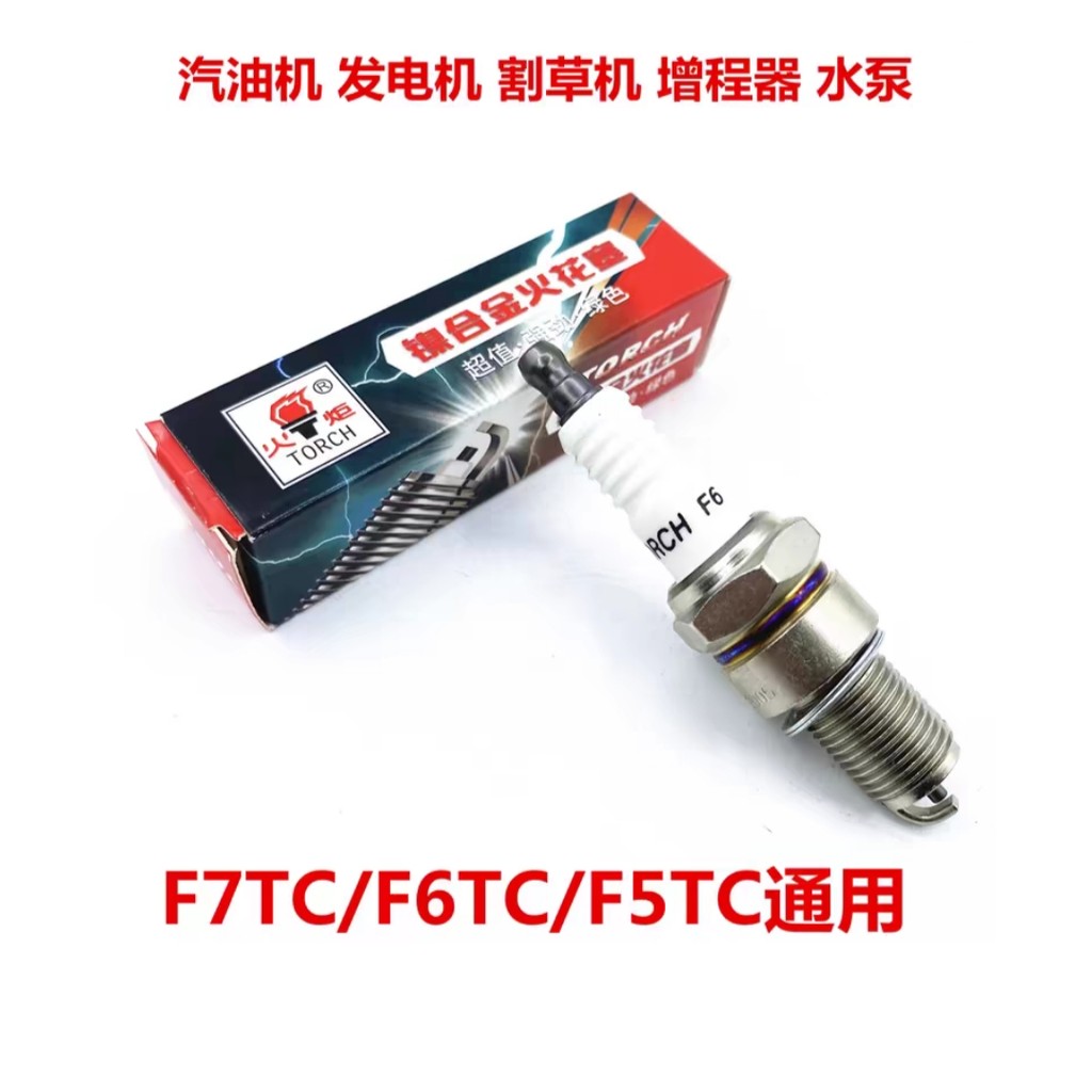 หัวเทียนไฟฉาย 168/170F/188 เครื่องกําเนิดไฟฟ้าเบนซินเครื่องยนต์หัวเทียน F7TC/F6TC/F5TC/AX100