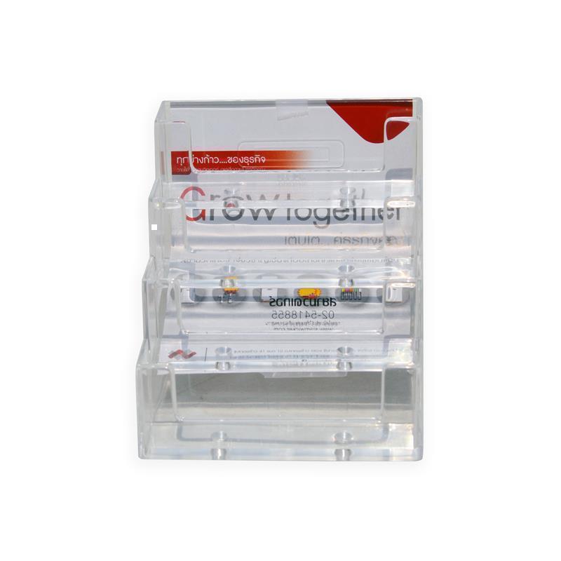 กล่องใส่นามบัตรแนวนอน 4 ชั้น Echo 4BC93