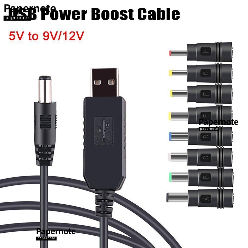 PAPERNOTE Boost Line USB เป็น DC Jack ทนทานสําหรับ Wifi Router Modem Fan Speaker Converter
