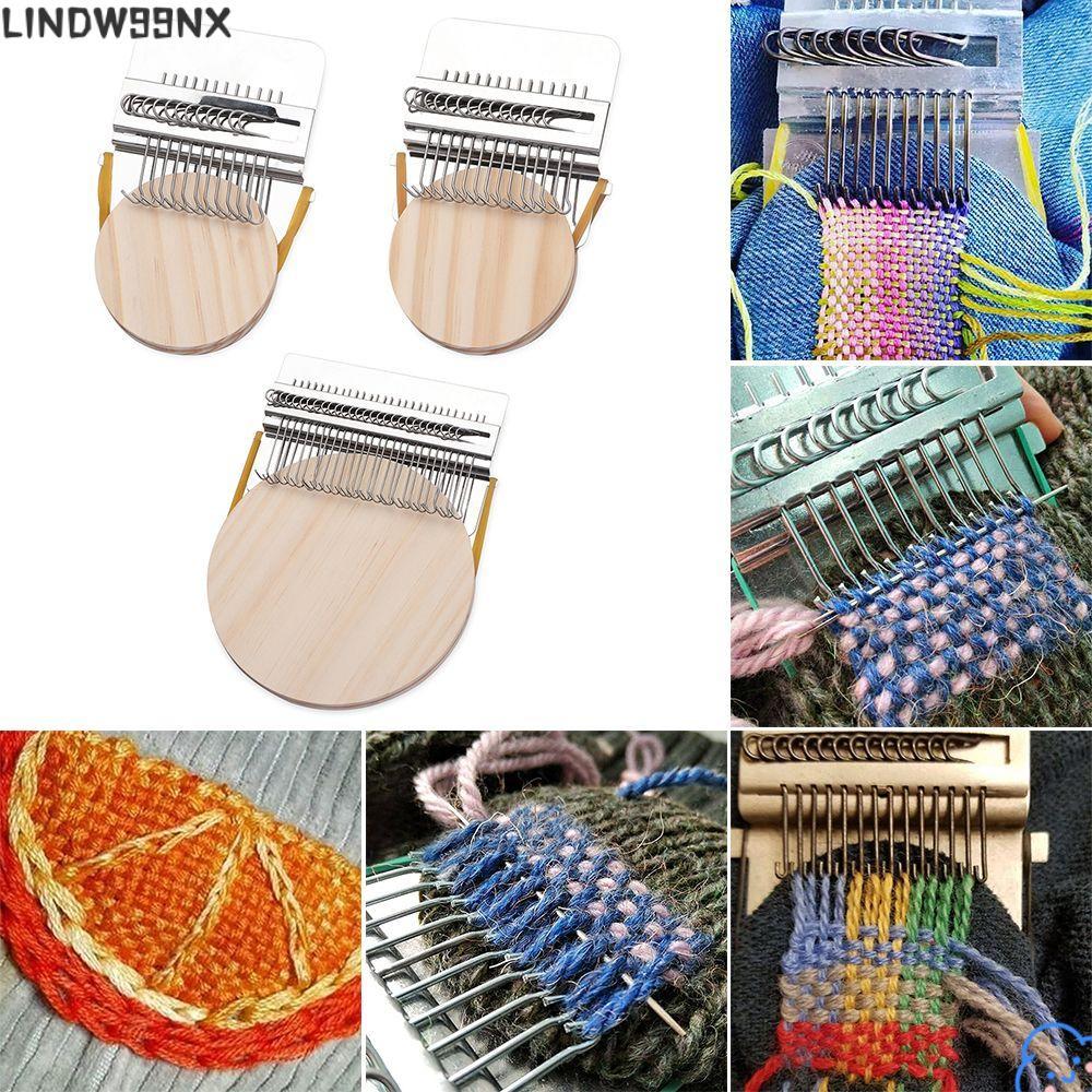 LINDW99NX Speedweve Type Weave Tool สะดวกทําให้เย็บที่สวยงามไม้ Fun Mending Loom