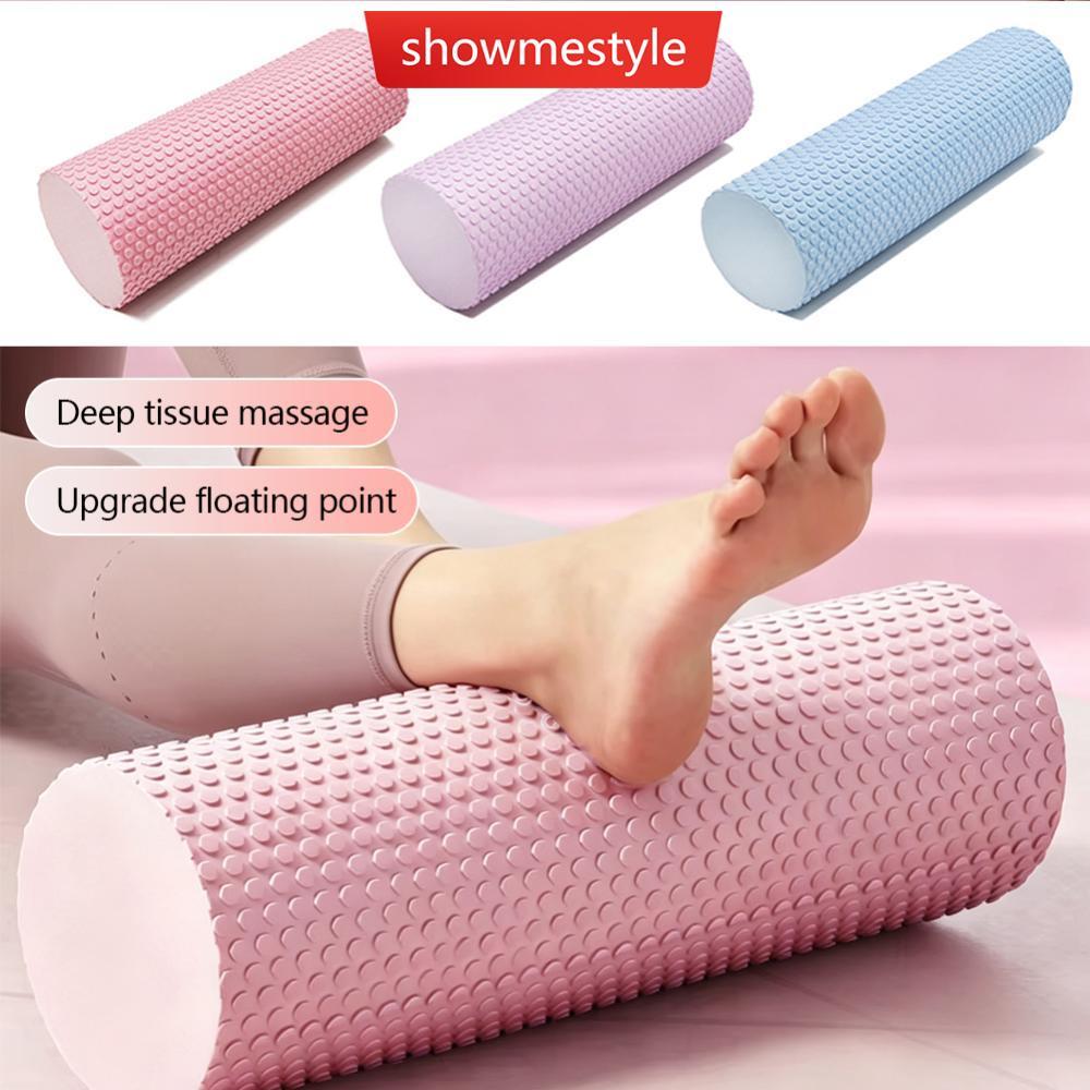 SES 30cmx10cm EVA คอลัมน์โยคะโฟม Roller ความหนาแน่นสูงสําหรับพิลาทิสโยคะกล้ามเนื้อนวดฟิตเนสขนาด Unis