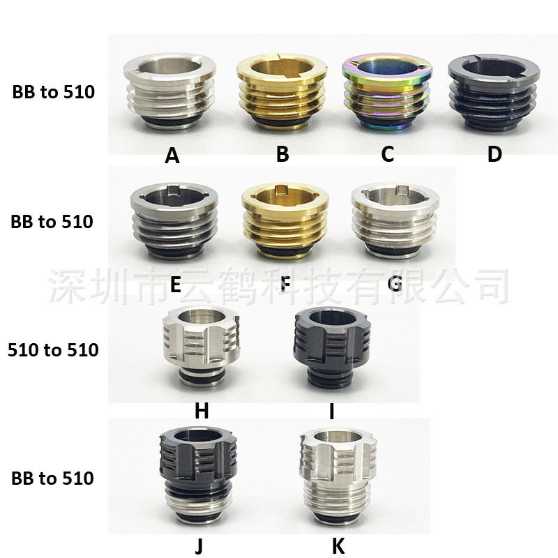 Billet Box Adapter BB/510 ถึง 510 สองสล็อต/สี่ช่องอะแดปเตอร์ระบายความร้อนแบบปลดเร็ว JICK