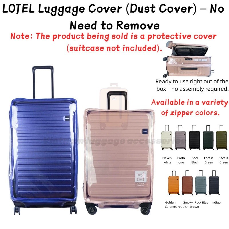 Lojel กระเป๋าเดินทางโปร่งใส PVC ฝุ่นไม่จําเป็นต้องลบ Scratch-Resistant Protector สําหรับ Lojel กระเป