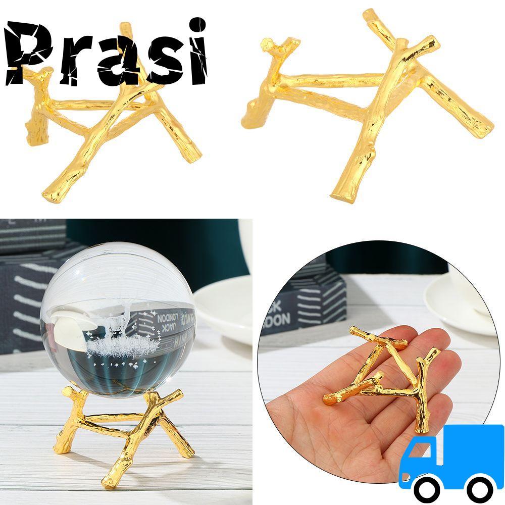 PRASI Crystal Ball Display Base อัญมณีโลหะ Craft Sphere Holder