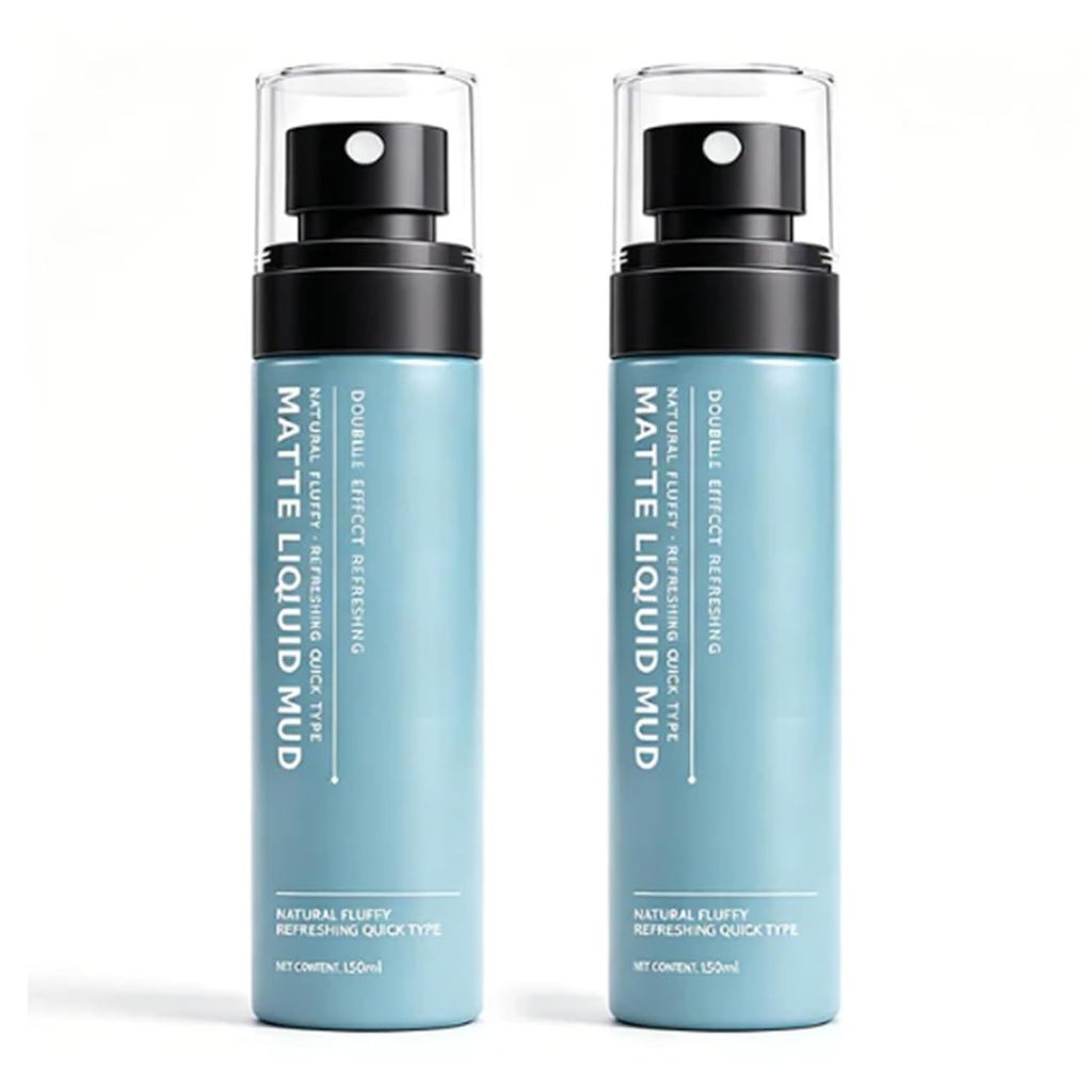 Mens Quick-Dry Matte Stying Mud Spray, สเปรย์เกลือทะเล, สเปรย์ฉีดผม Hard Head – Extra Strong Hold, ส