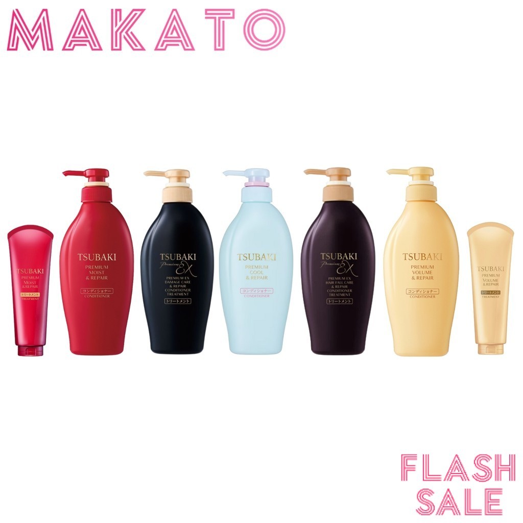 [ Flash Sale ] Tsubaki Premium Conditioner ซึบากิ ครีมนวดผม ผมแห้งเสีย ผมขาดง่าย สุขภาพดี 450ml