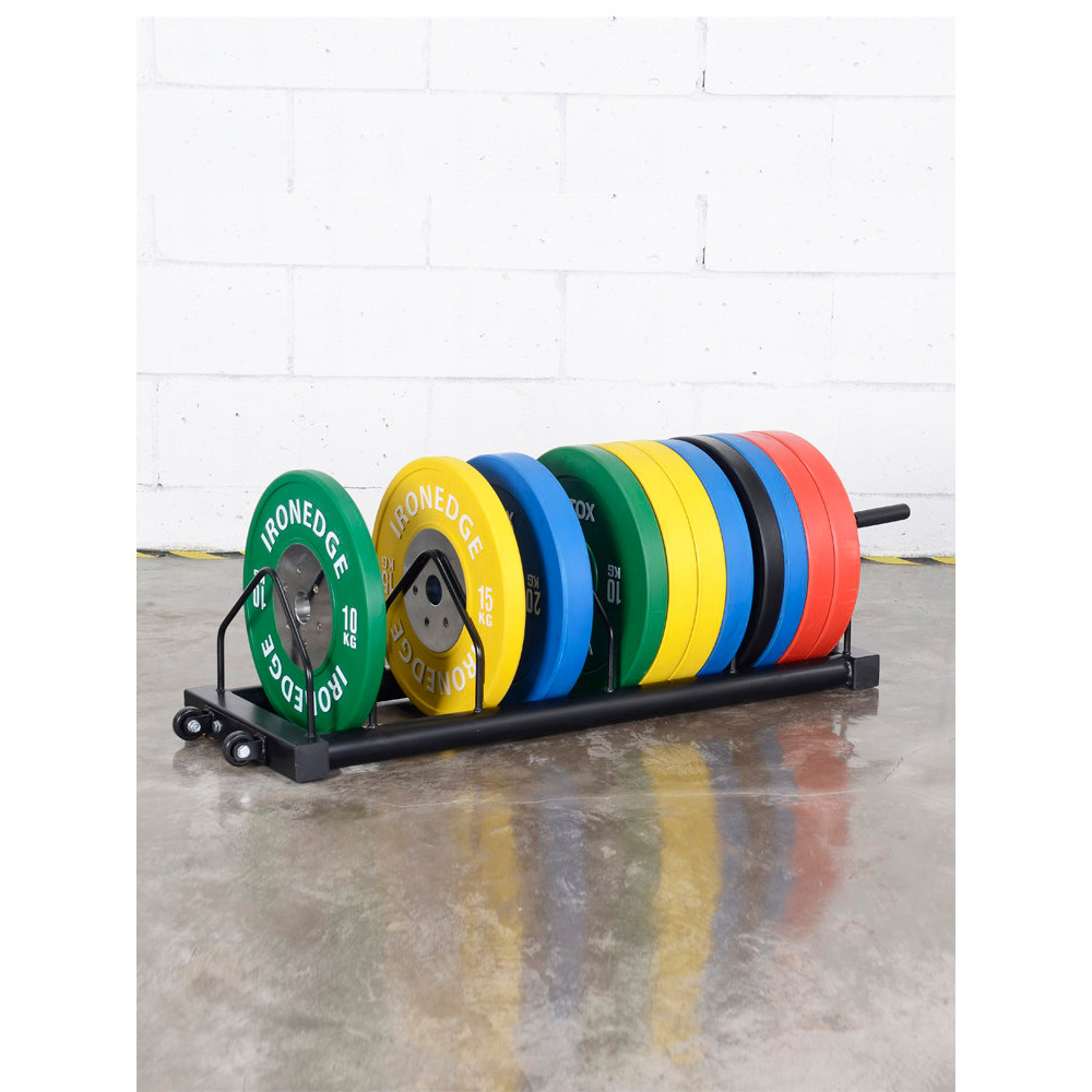 Barbell Full Film Storage Rack Barbell Sheet Gym Strength Area Movable Rack Barbell Sheet Cart Barbe