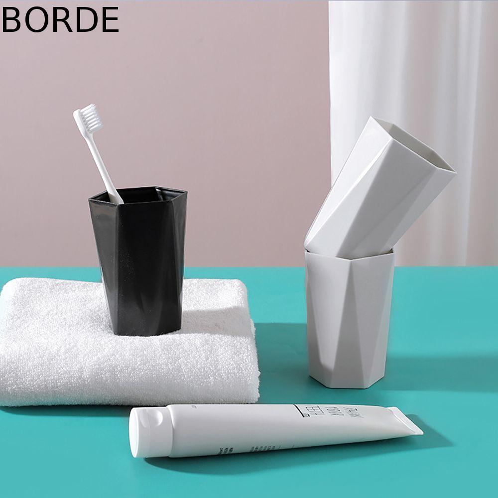 BORDE ห้องน้ํา Tumblers ถ้วยดื่ม C0ffee แก้วห้องครัวพลาสติกสําหรับน้ําผลไม้นํากลับมาใช้ใหม่ความร้อนท