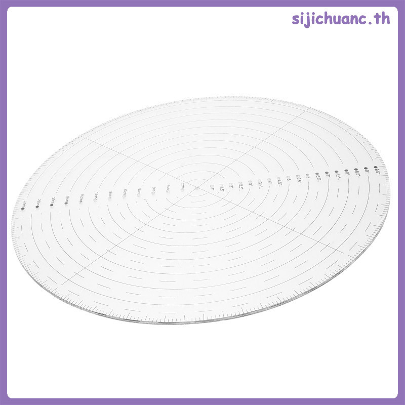📎 วงกลมแบบเย็บผ้า วงกลมพลาสติกใส 1ชิ้น Circle Quilting Template