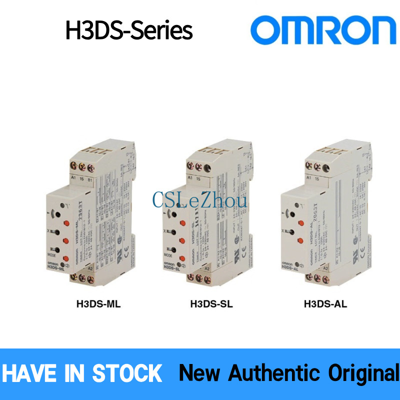 ของแท้ OMRON H3DS Series Multi Function Timer ML SL AL Solid State Time Relay 0 1s 100h Wide Range D