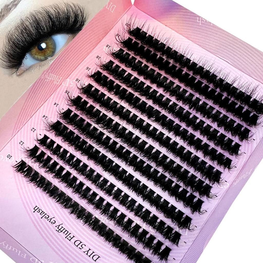 280 Bundles 50D/60D/80D/100D/110D/150D Mink Eyelashes 0.05 มม./0.07 มม.ขนตาบางขยาย 3D รัสเซีย Volume