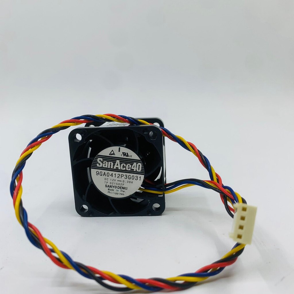 Sanyo 9GA0412P3G031 12V 0.39 A 4028 PWM Server พัดลมระบายความร้อนแบบรุนแรง