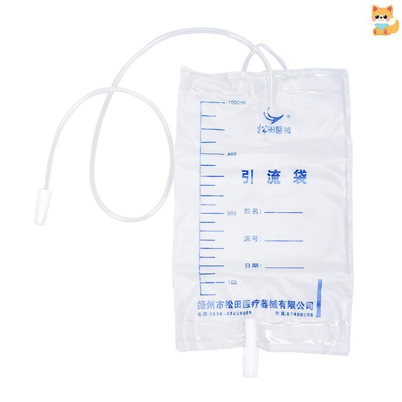 [VI] 1x1000ml Medical Male Urinal Bag Anti-Reflux Urinary Collector Bag Urinary Catheter TH