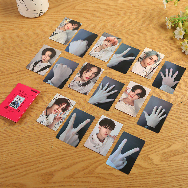 พัดลมทํา straykids Hwang Hyun Chen HAN อัลบั้มใหม่--Le-STAR Card 825altaan