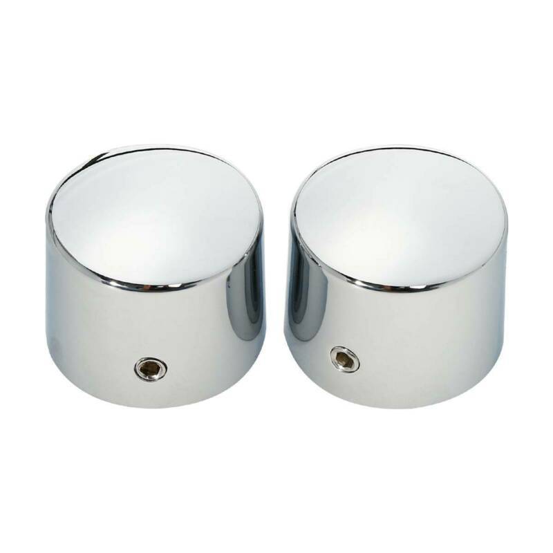 Premium-RTS Chrome ด้านหน้าเพลา Nut ฝาครอบ Bolt สําหรับ Harley Touring Softail Sportster Dyna Road S