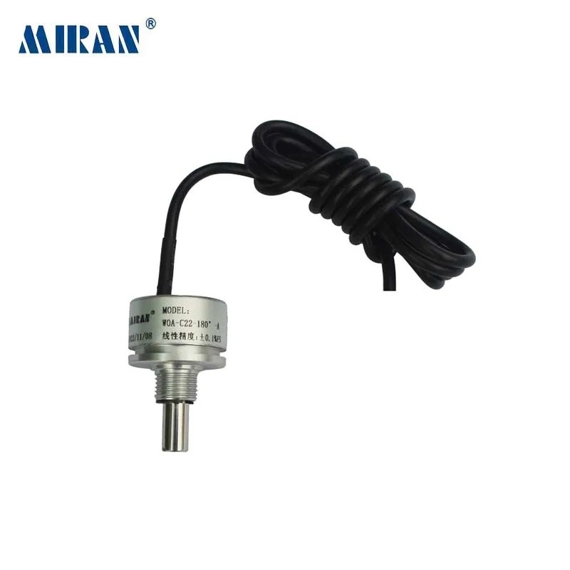 J1RG MIREN แม่เหล็กเหนี่ยวนําเซ็นเซอร์มุม WOA-C22 0-5V การหมุนแบบไม่สัมผัสเซ็นเซอร์เชิงมุม DC5V 0-35