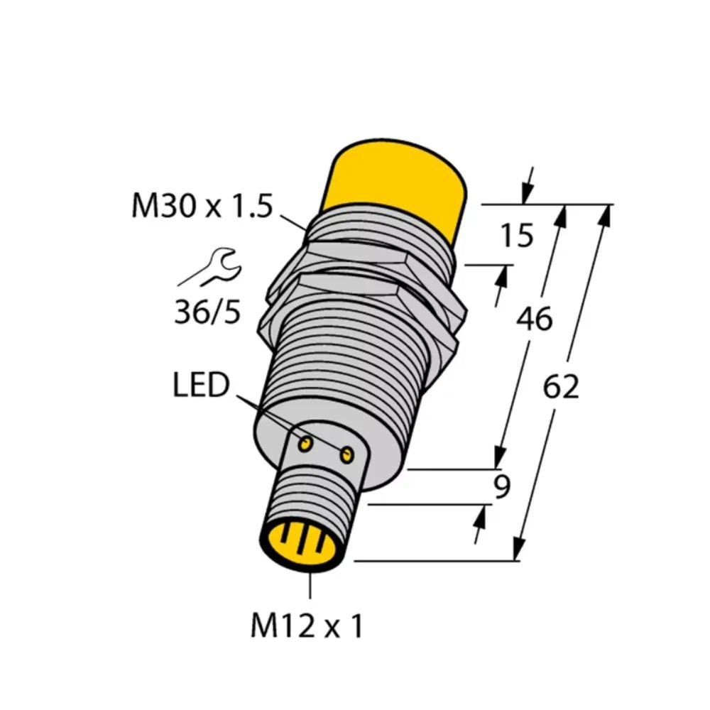 SGWN ใหม่ Original Turck Induction Proximity Sensor Ni20U-M30-AP6X-H1141 Bi4-EM12E-AP45XLD Ni40-G47S