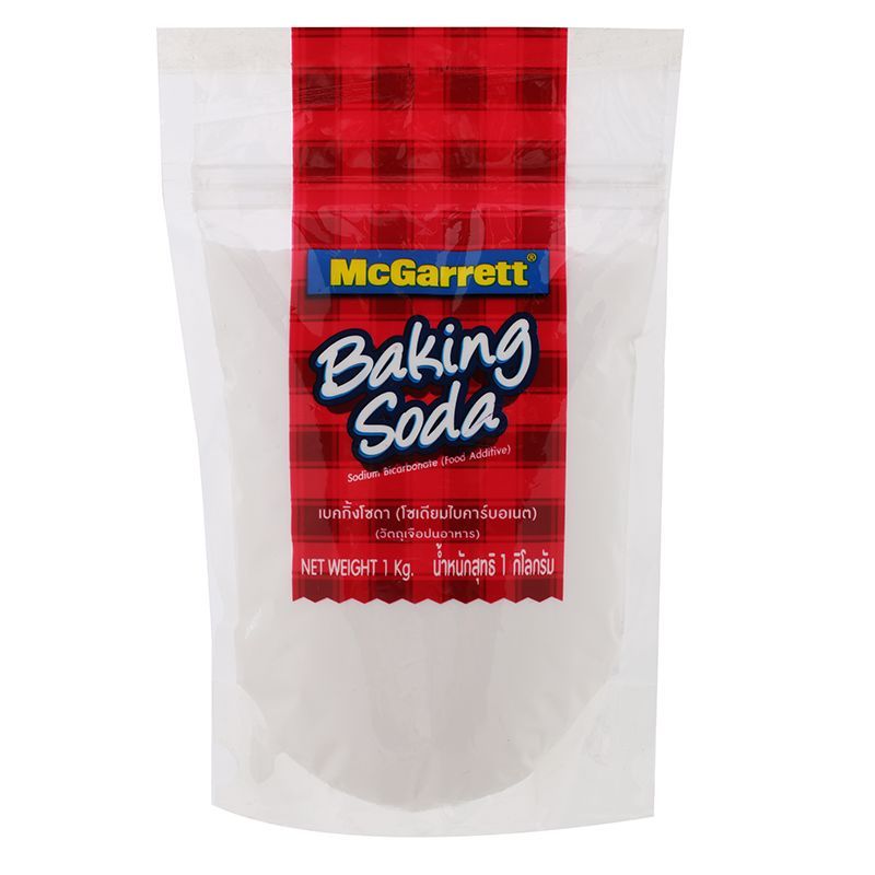 แม๊กกาแรตเบคกิ้งโซดา 1กก. Mcgarrett Baking Soda 1kg. [หมายเลขบาร์โค้ด 8850358372562 ]