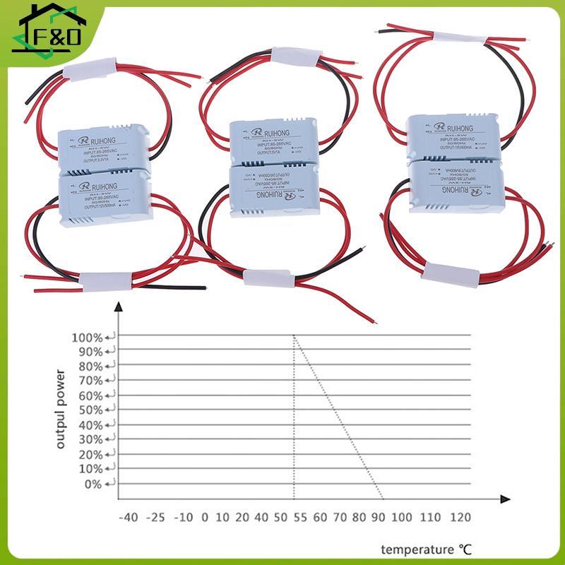 F&O โมดูลจ่ายไฟ AC-DC AC 1A 5W 220V เป็น DC 3V 5V 9V 12V 15V 24V มินิแปลง
  .