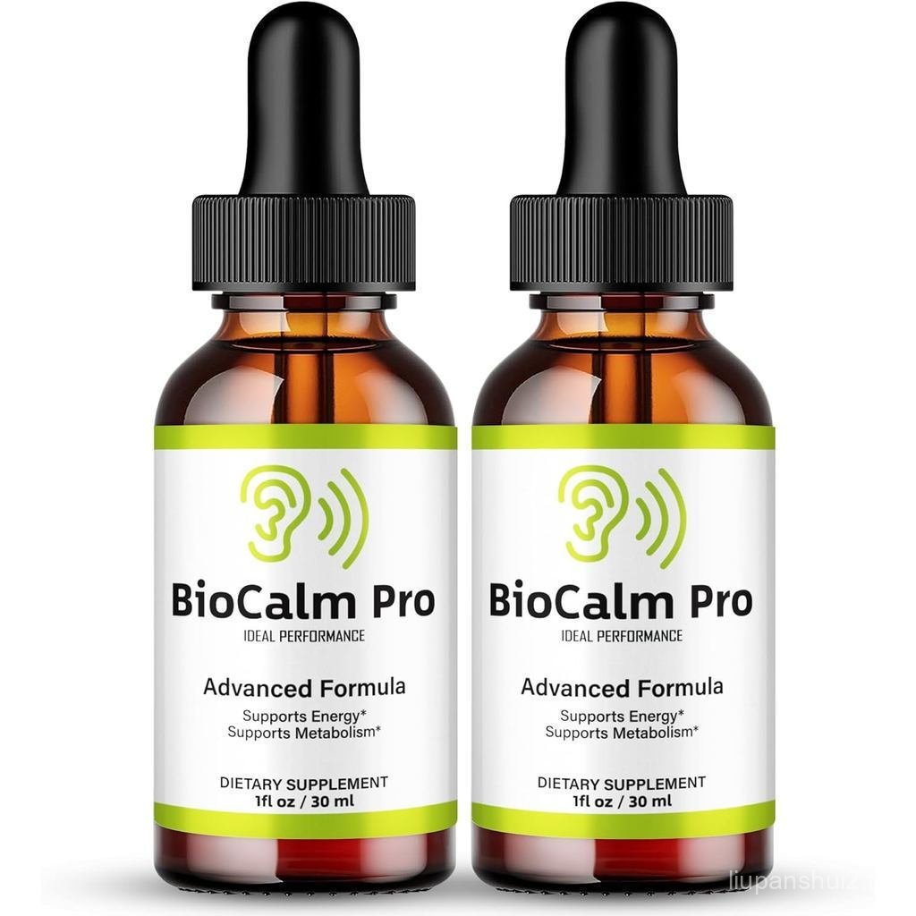 Bio Calm Pro Tinitus Drops, Bio CalmPro Tinitus Relief for Ringing Ear, Advanced Ear สุขภาพพอร์ต Liq