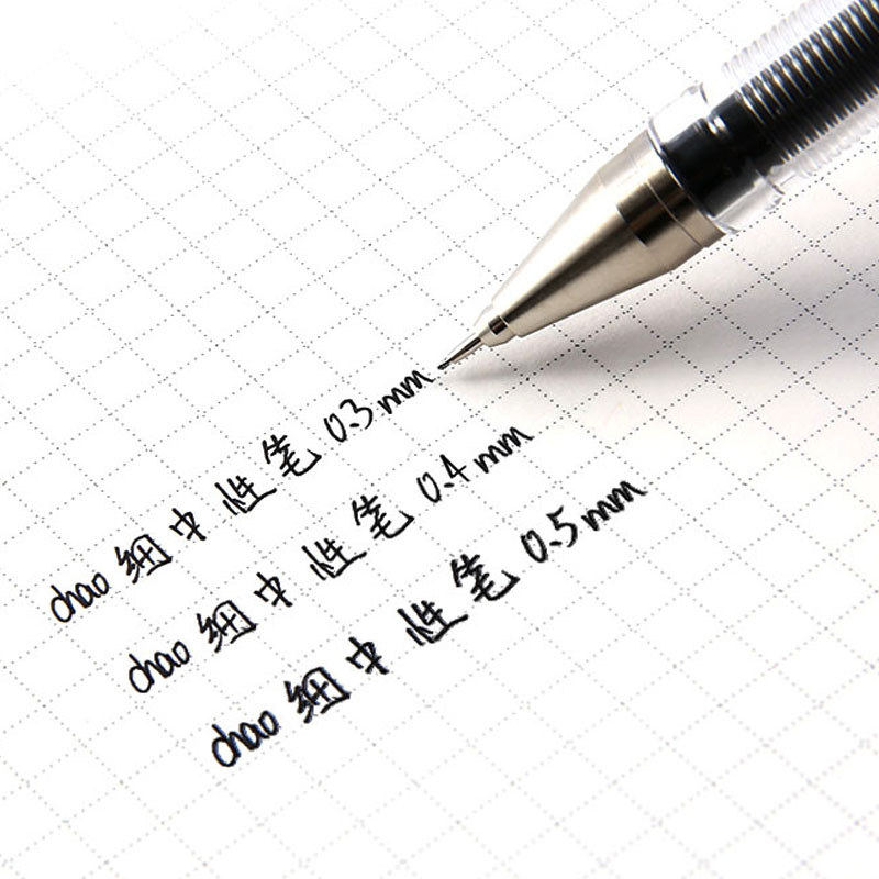 PILOT PILOT ปากกา Hi-Tec C Ball ปากกาเจล 0.5/0.4/0.3 นักเรียนใช้แปรงสอบคําถามปากกาสีดําเข็มประเภทบัญ