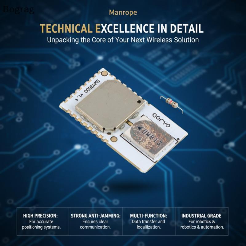 [Bogr] ESP32S3 UWB XCVR โมดูล MAUWBS3CA1 DW1000 DW3000 DWM3000TR13 DWM3000 V1.4 Pro ESP32UWHP ESP32 