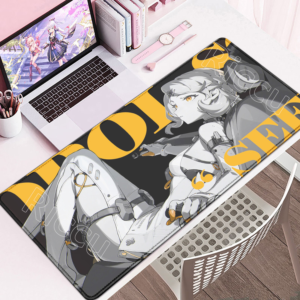 ใหม่ ZZZ น่ารัก Seed Mouse Pad Alice Ju Fufu MousePad ZZZERO โต๊ะ Zenless Zone Zero คีย์บอร์ดอะนิเมะ