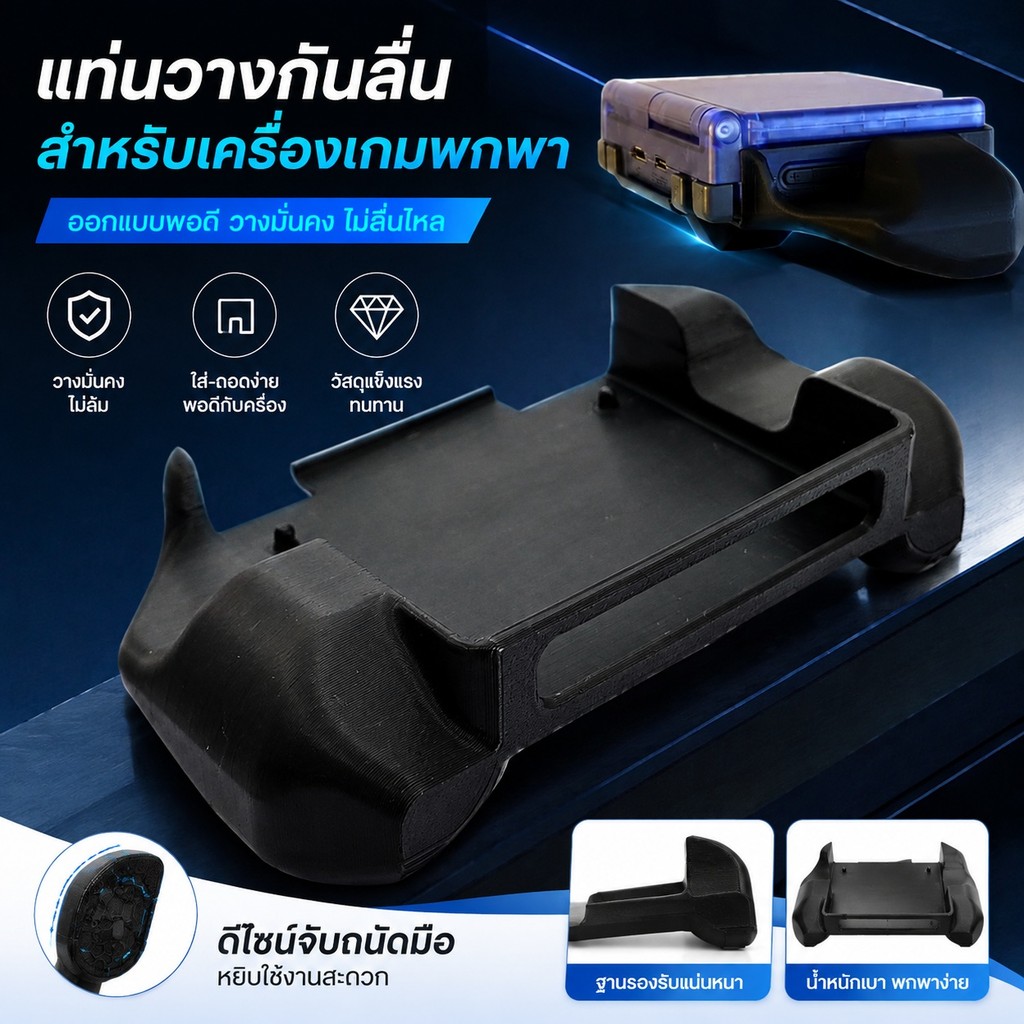 ใหม่สําหรับ rg35xxsp Reversible Grip กรณีป้องกัน PLA + Shell Case Grip สําหรับ rg35xxsp เกมคอนโซลอุป