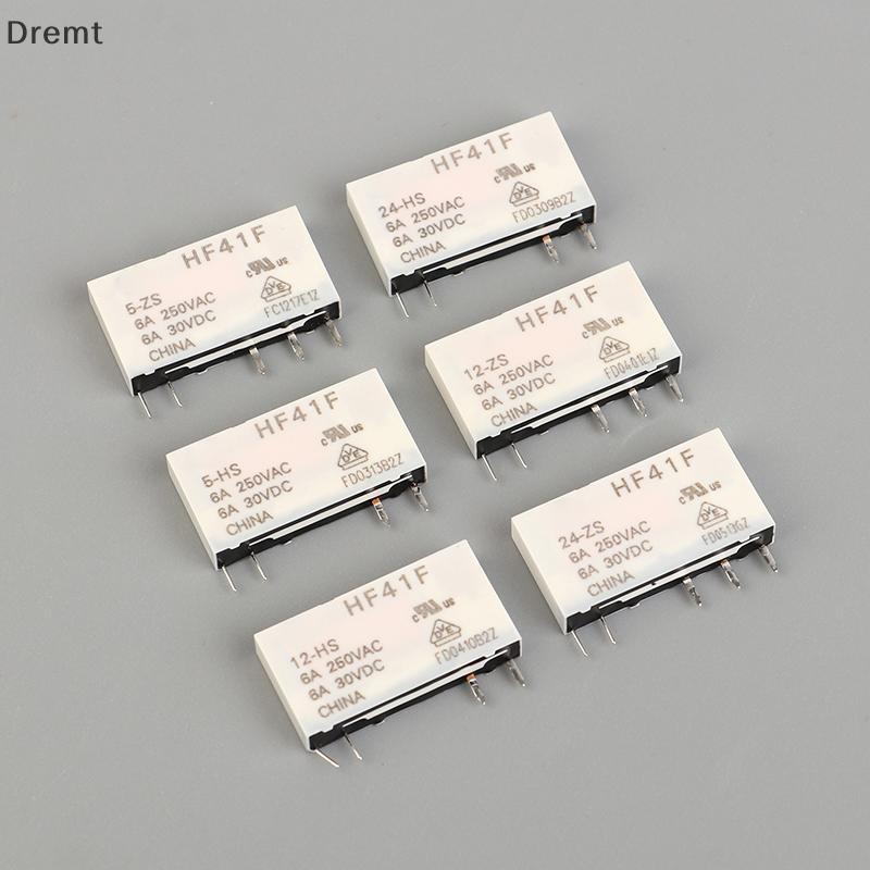Dremt HF41F-24-ZS HF41F-12-ZS HF41F-5-ZS HF41F-5-HS HF41F-12-HS HF41F-24-HS รีเลย์อุตสาหกรรม Submini