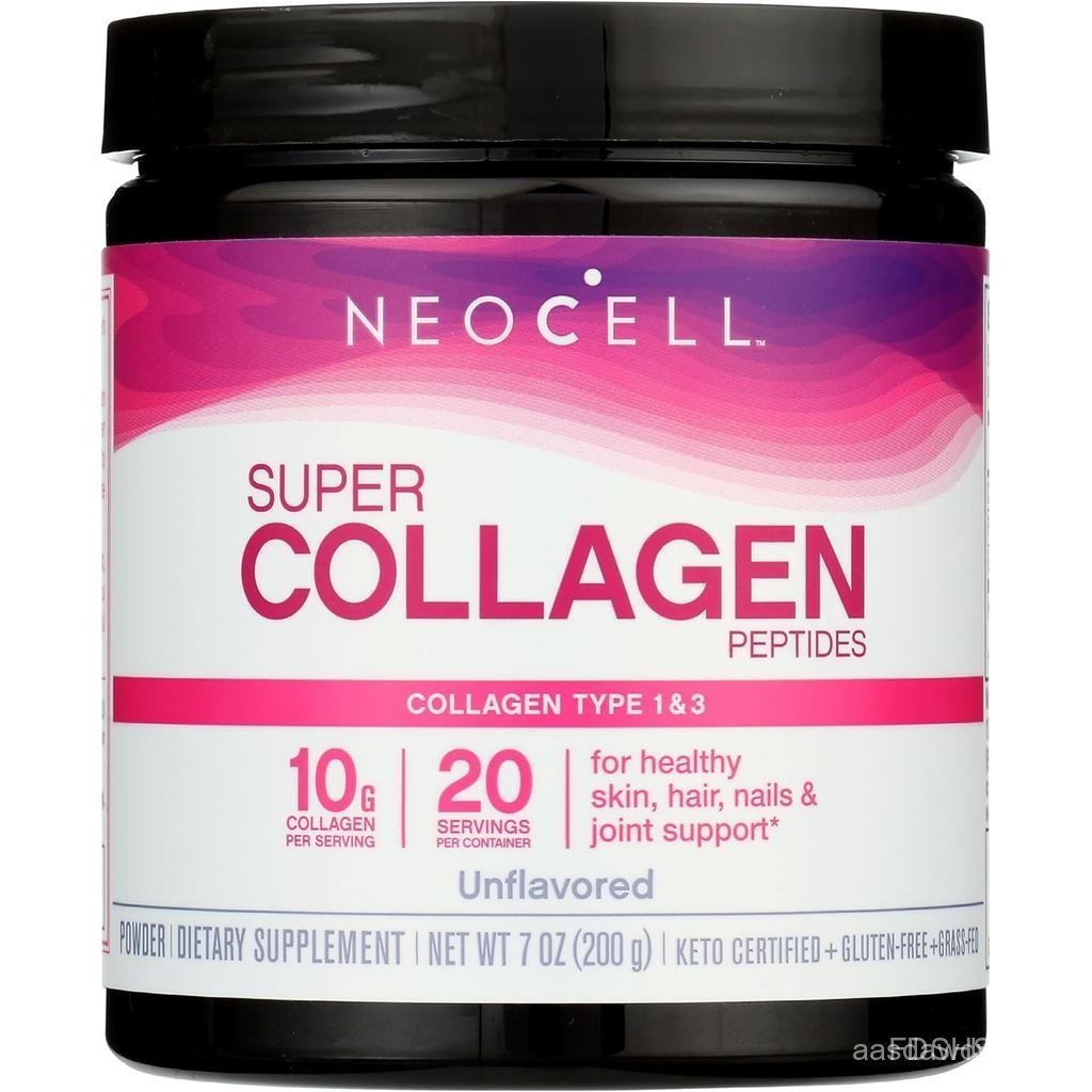 Neocell Super Collagen Powder A6,600mg Type I และ Type III Collagen-Odorless-7oz QHKU TVGU