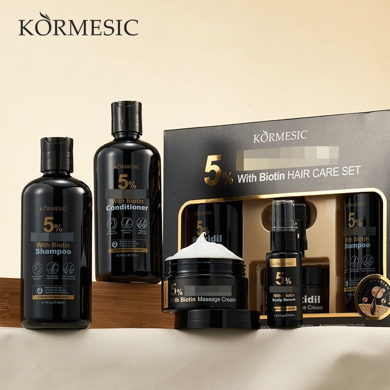 KORMESIC Mens Dedicated Oily Hair Care Kit Deep Cleansing Care