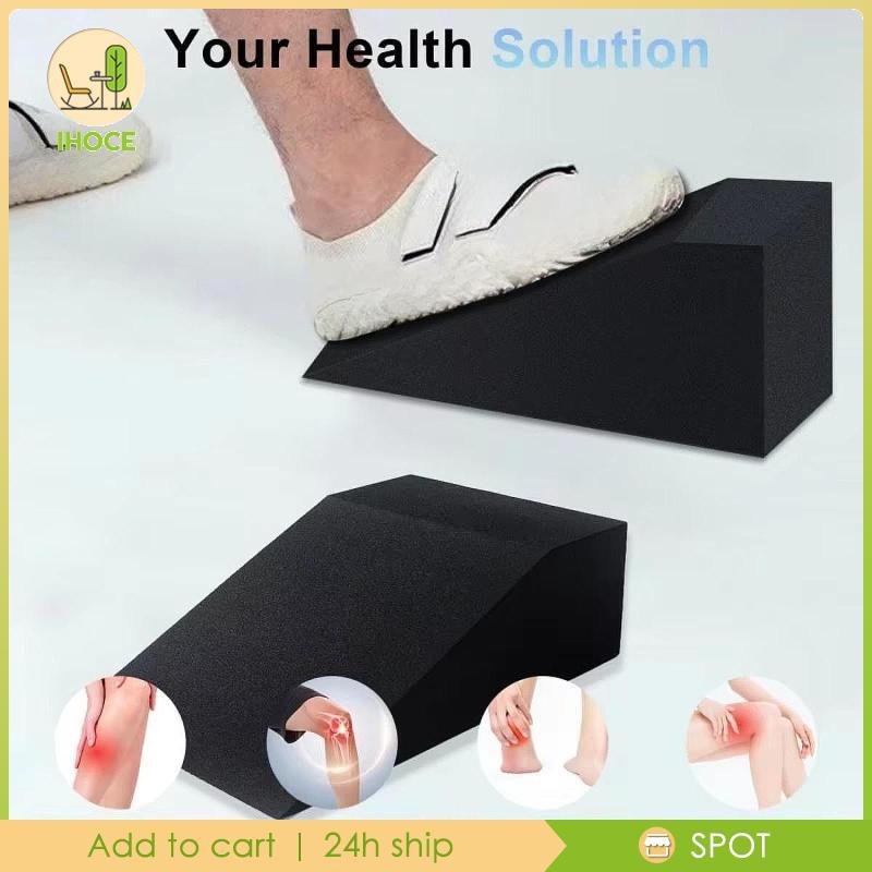[Ihoce] 2 ชิ้น Squat Wedge Block Balancing Practice Squat Board การออกกําลังกายอิฐเอียงสําหรับเพาะกา