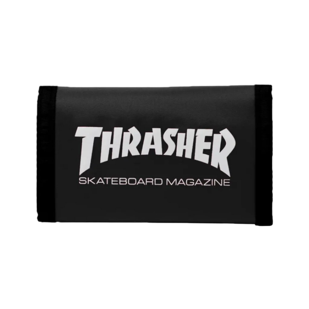 Thrasher Skate Mag Velcro Wallet Black