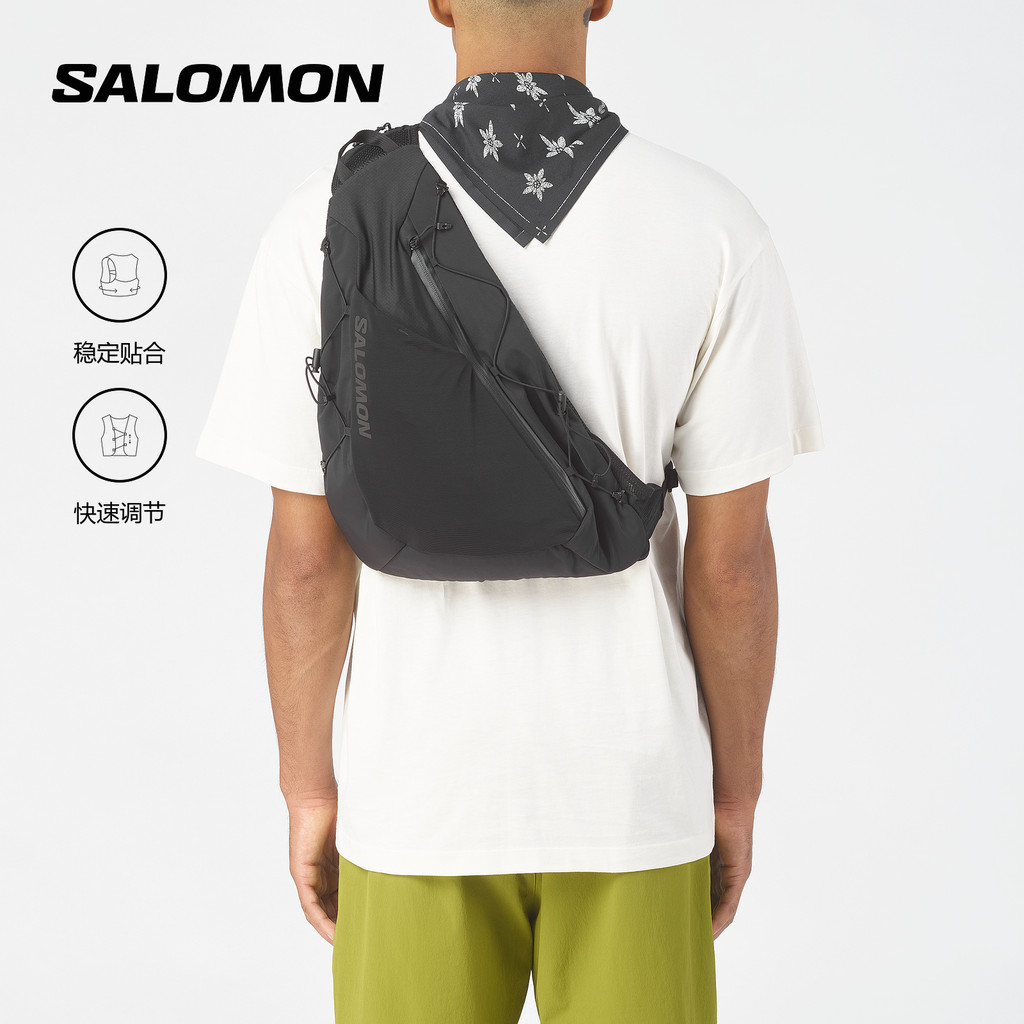 Salomon Salomon Salomon กลางแจ้งแบบพกพา Fit กีฬาเดินป่า Messenger BAG ADV CROSS BODY BAG