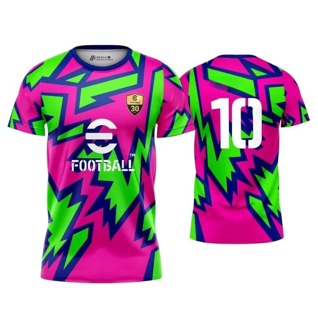2026 EFOOTBALL ANIVE 30th Anniversary Edition เสื้อเชิ้ตแฟชั่นลําลอง เสื้อทีม ไซส์ผู้ใหญ่และเด็ก ใส่